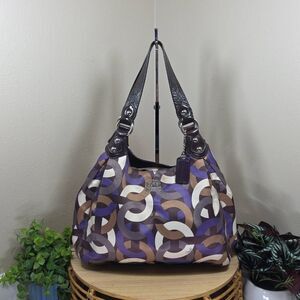 Coach Madison Optic Chain-link Maggie Shoulder Bag